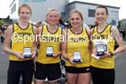Senior womens Northern 4 Stage Road Relay, Warrington. Photo: David T. Hewitson/Sports for All Pics